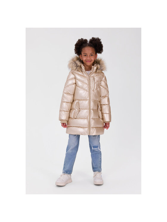 minoti minoti Kurtka zimowa 32COAT169 Złoty Regular Fit