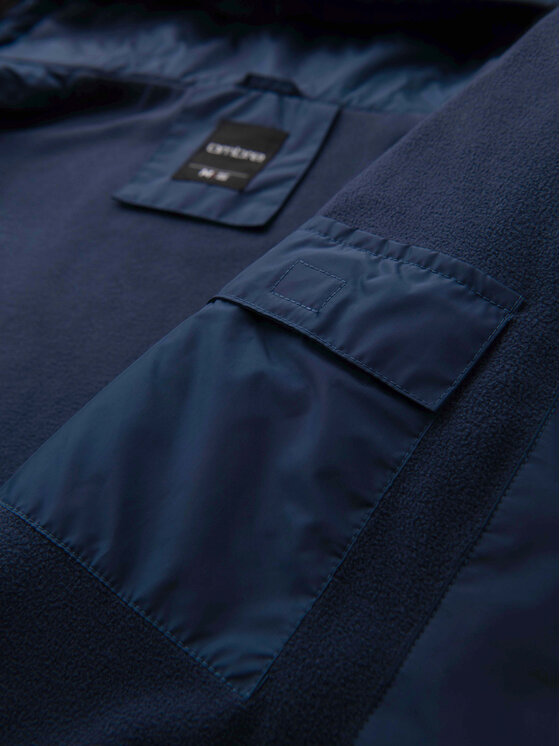 Ombre Ombre Kurtka przejściowa C588 Zielony Regular Fit