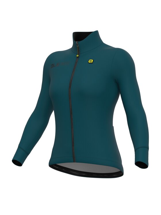 Alé Cycling Alé Cycling Bluza Solid Fondo Plus Zielony Regular Fit