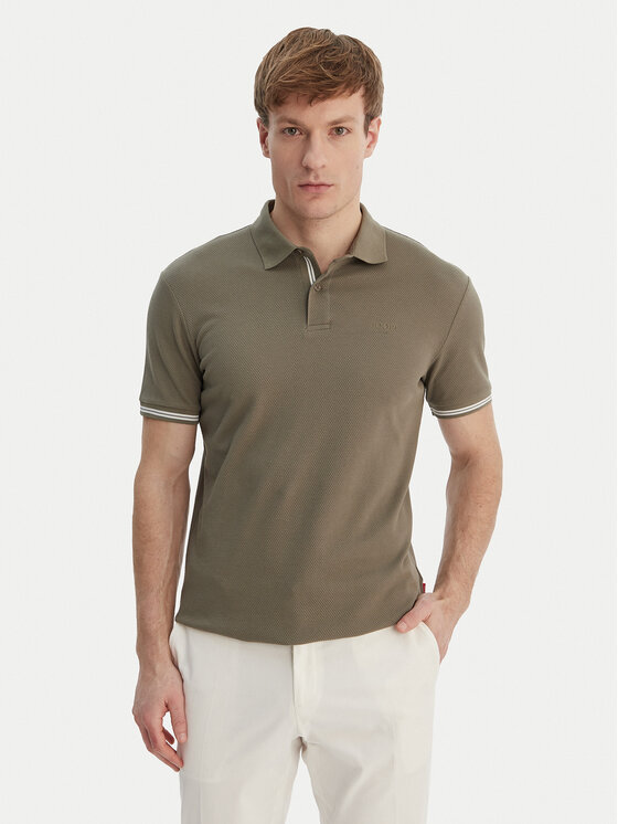 JOOP! Jeans JOOP! Jeans Polokošeľa 15 JJJ-17Amare 30046012 Kaki Modern Fit