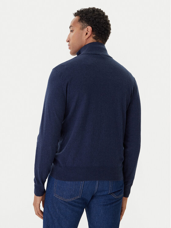 Robe di Kappa Robe di Kappa Rollkragenpullover 68118HW 194 Dunkelblau Regular Fit