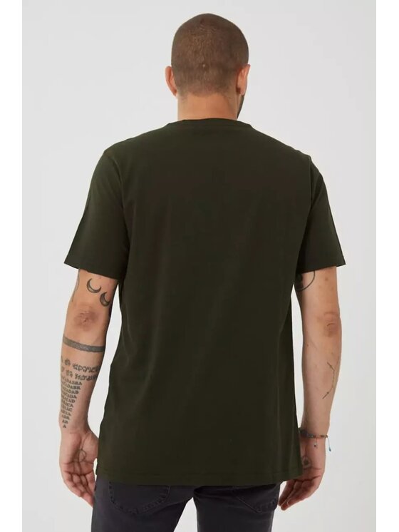 Lee Lee T-shirt SS PATCH LOGO TEE Verde Regular Fit