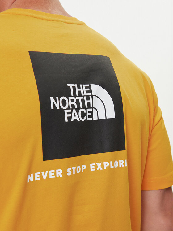 The North Face The North Face T-Shirt Redbox NF0A87NP Žlutá Regular Fit