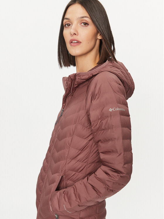 Columbia Columbia Prijelazna jakna Powder Lite™ Hooded Jacket Ružičasta Regular Fit