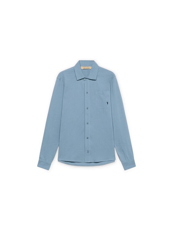 Trussardi Trussardi Koszula G5068000115N024 Turkusowy Regular Fit