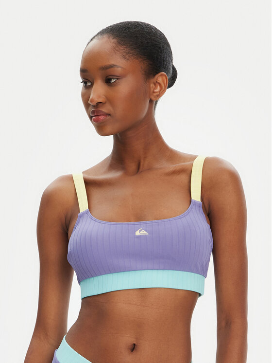 Quiksilver Quiksilver Góra od bikini Bra Top EQWX303134 Niebieski