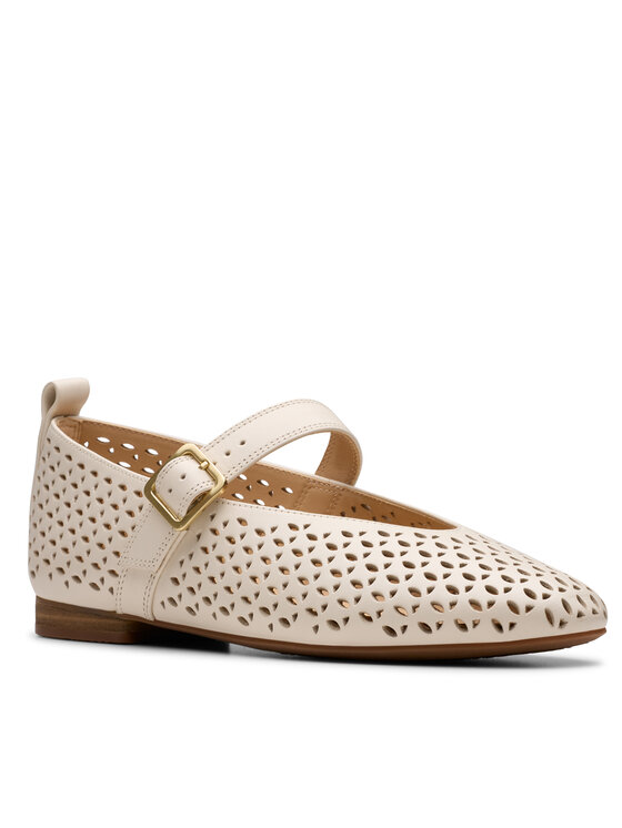 Clarks Clarks Półbuty Fawna Jane 26181230 Écru
