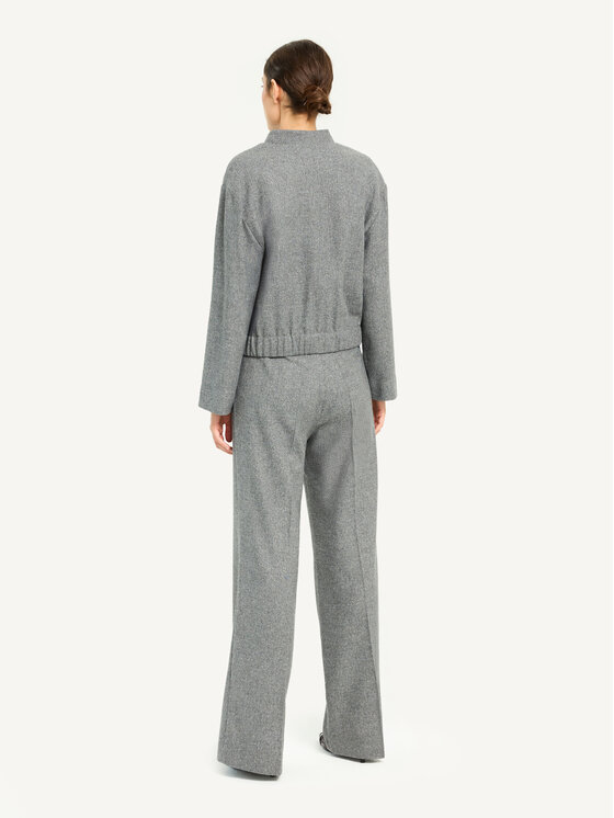 KMX KMX Marynarka 108160017 Szary Straight Fit
