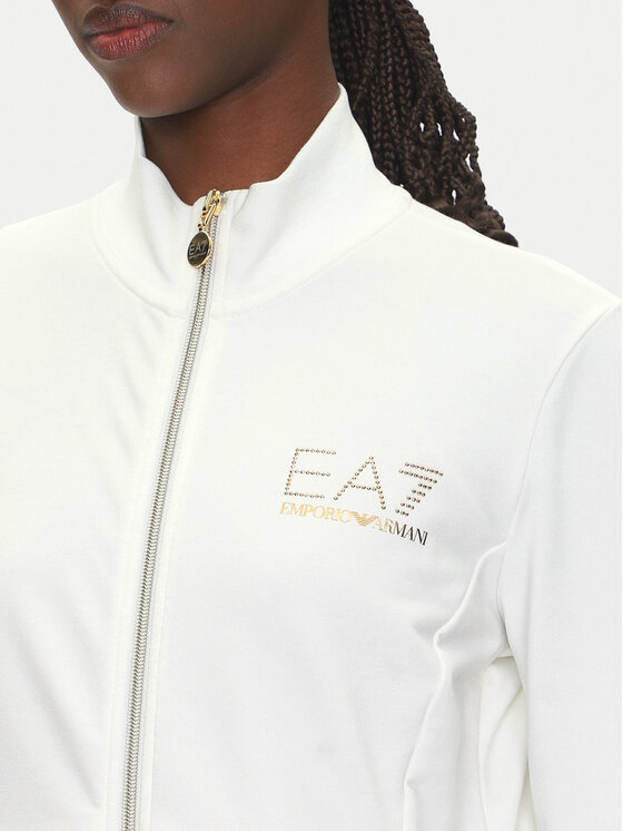 EA7 Emporio Armani EA7 Emporio Armani Felpa 8NTM43 TJ9RZ U0005 Bianco Regular Fit