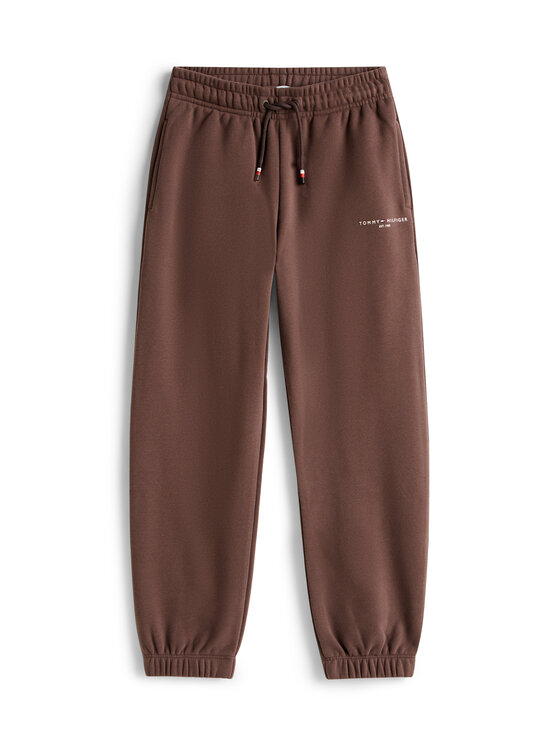Tommy Hilfiger Tommy Hilfiger Pantaloni da tuta Mini Corp KS0KS00662 Marrone Regular Fit