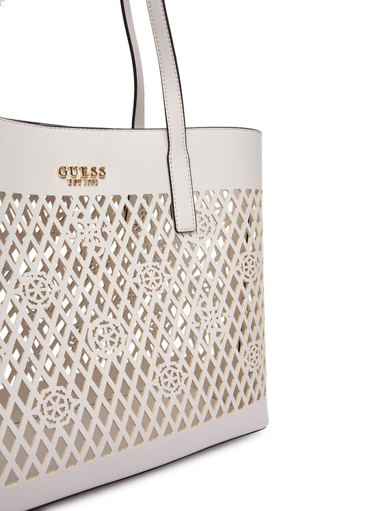 Guess Guess Дамска чанта Letty HWPG99 11240 Бял