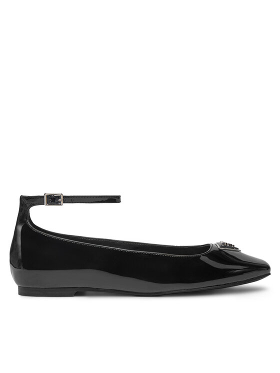 Guess Baleríny FLPLVV PAT02 Čierna