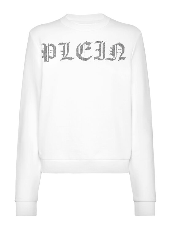 PHILIPP PLEIN PHILIPP PLEIN Bluza 9921 Biały Regular Fit