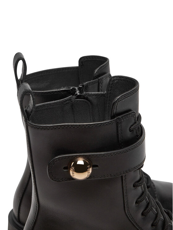 Furla Furla Kotníková obuv Sfera Army YI46SFE WU0000 O6000 Černá