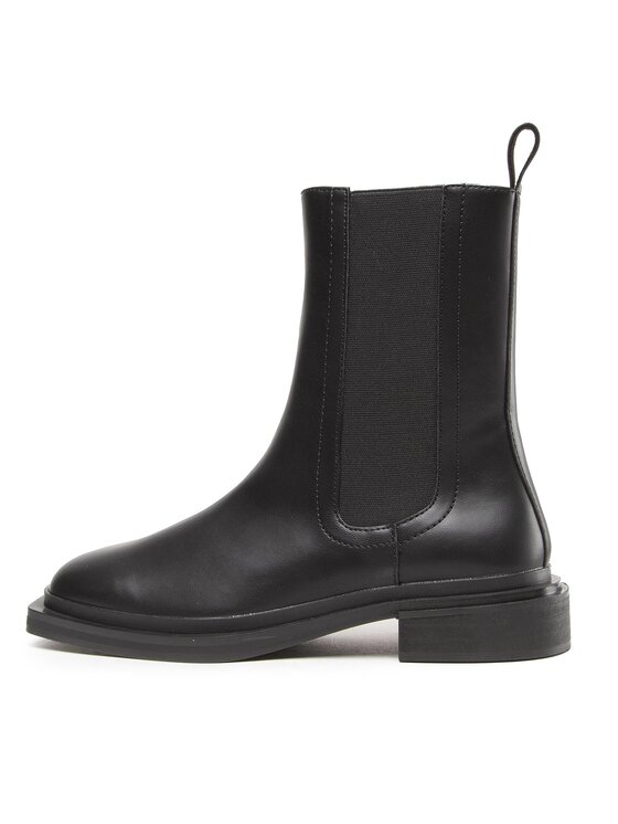 DeeZee DeeZee Kotníková obuv s elastickým prvkem ZAL90183-1 Černá