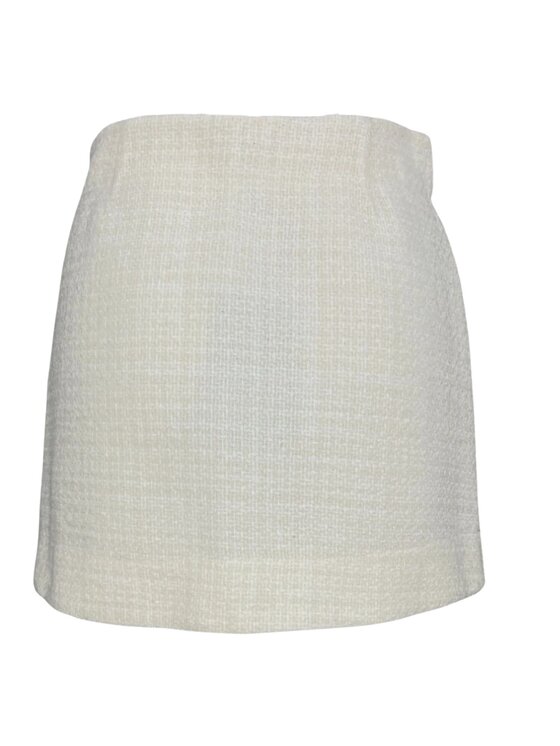 PINKO PINKO Spódnica Flan gonna tweed Biały Slim Fit