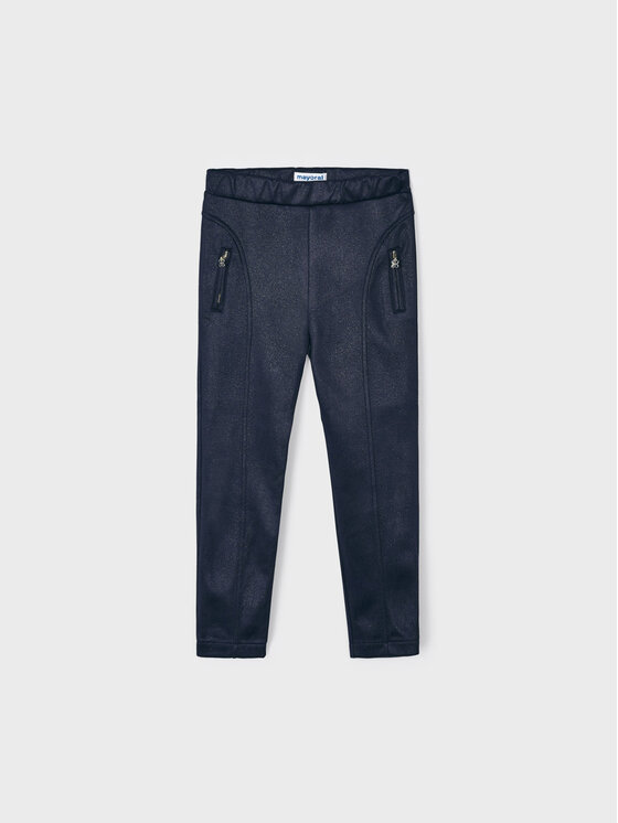 Mayoral Mayoral Текстилни панталони 4.502 Тъмносин Regular Fit