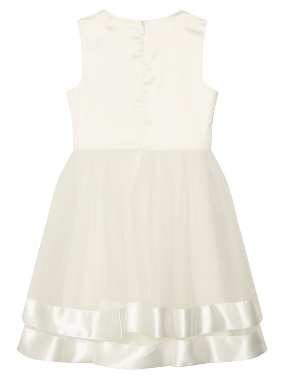 Guess Guess Sukienka elegancka J6RK34 WM330 Biały Regular Fit