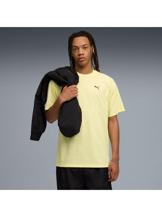 Puma Puma T-Shirt 632100 Żółty Regular Fit