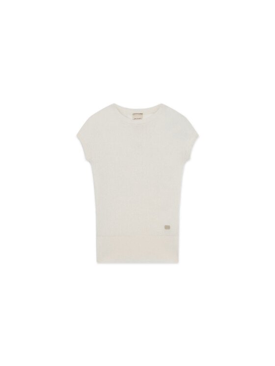 Trussardi Trussardi Sweter M8086001229N011 Biały Regular Fit