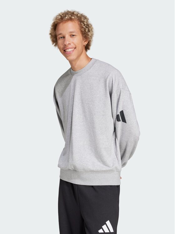 adidas adidas Longsleeve 139715 Szary Loose Fit