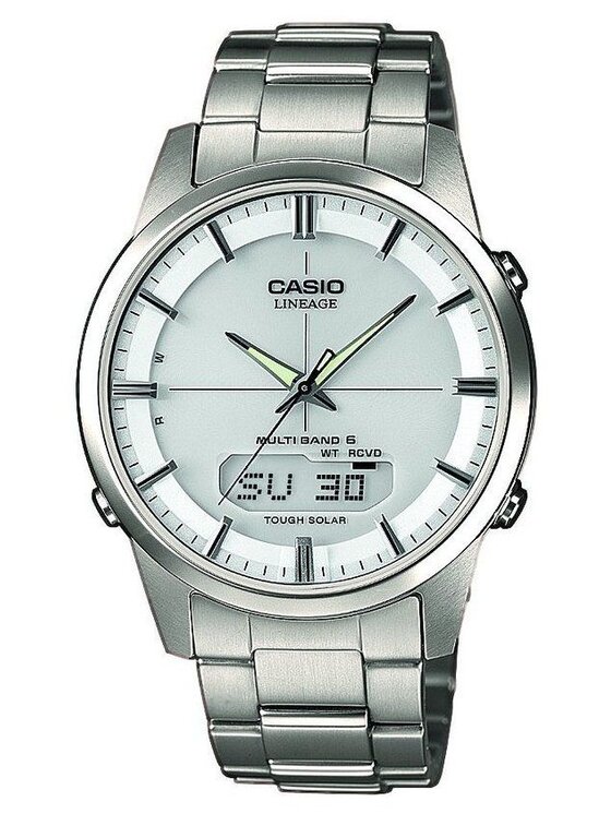 Casio Casio Zegarek LCW-M170TD-7AER Srebrny