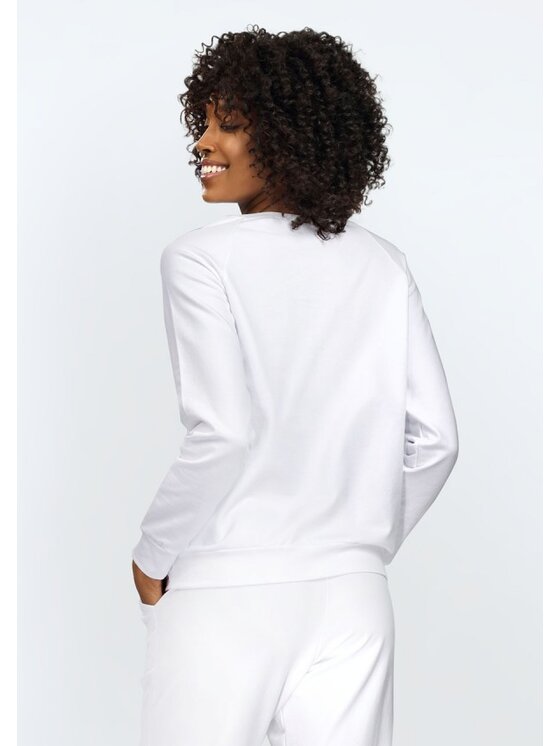 DKaren Sport DKaren Sport Bluza Wenezja Biały Slim Fit