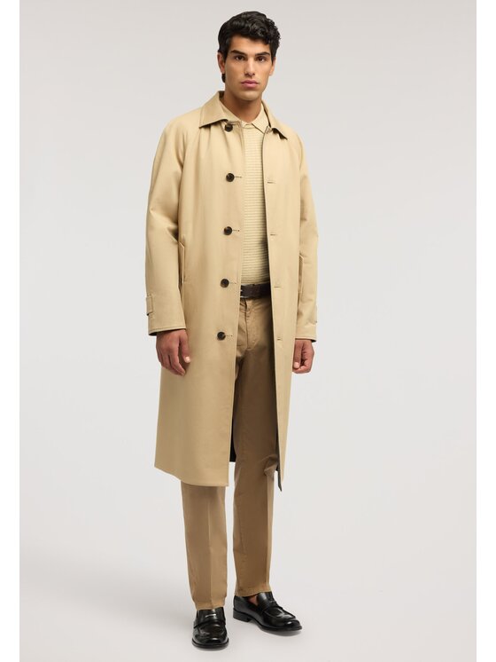 Trussardi Trussardi Płaszcz zimowy 0009M000013N006 Kremowy Regular Fit
