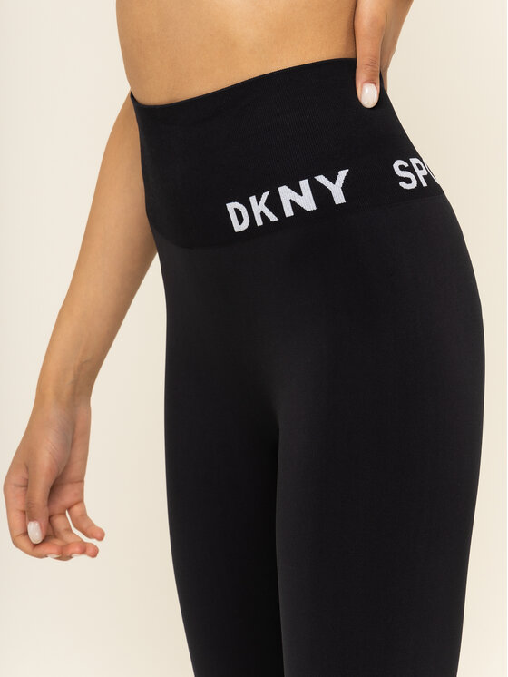 DKNY Sport DKNY Sport Leggings DP8P1765 Crna Slim Fit