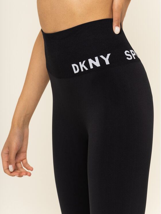 DKNY Sport DKNY Sport Legginsy DP8P1765 Czarny Slim Fit
