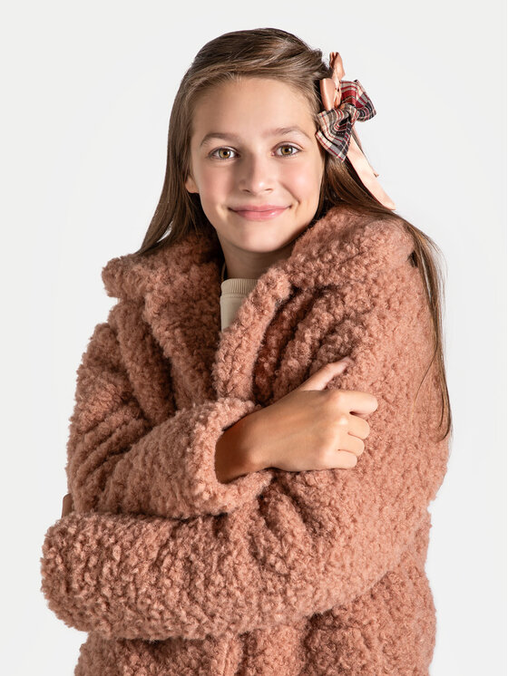 Coccodrillo Coccodrillo Кожено палто ZC4153101RGK Кафяв Regular Fit