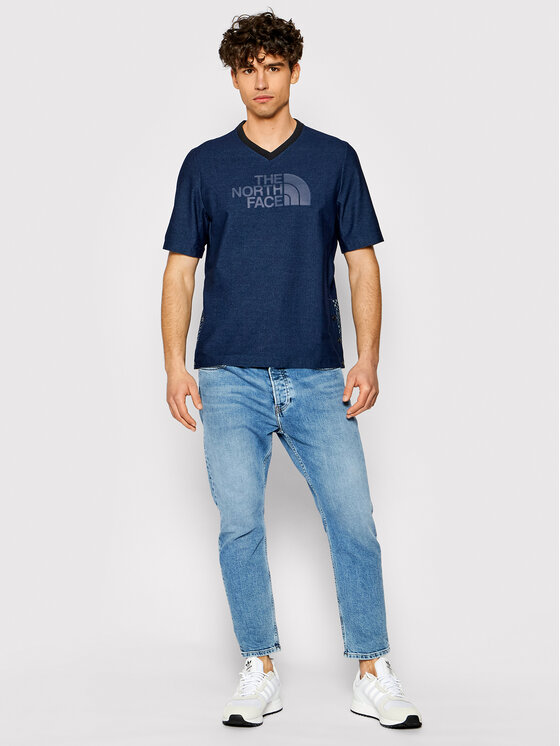 The North Face The North Face T-shirt Big Logo Tee NF0A3LDS Tamnoplava Regular Fit