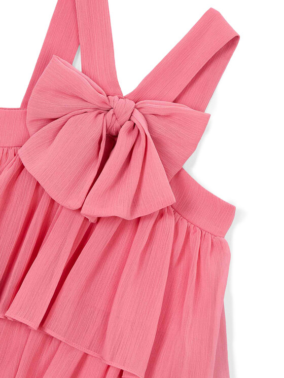 Mayoral Mayoral Vestito elegante 3912 Corallo Regular Fit