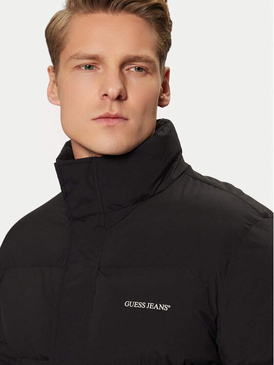 Guess Jeans Guess Jeans Winterjacke M4BL20 WGII2 Schwarz Regular Fit