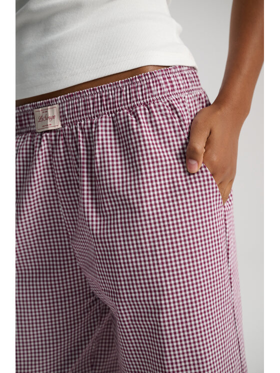 Le Songe Le Songe Spodnie materiałowe CHERRY LADY Fioletowy Basic Fit