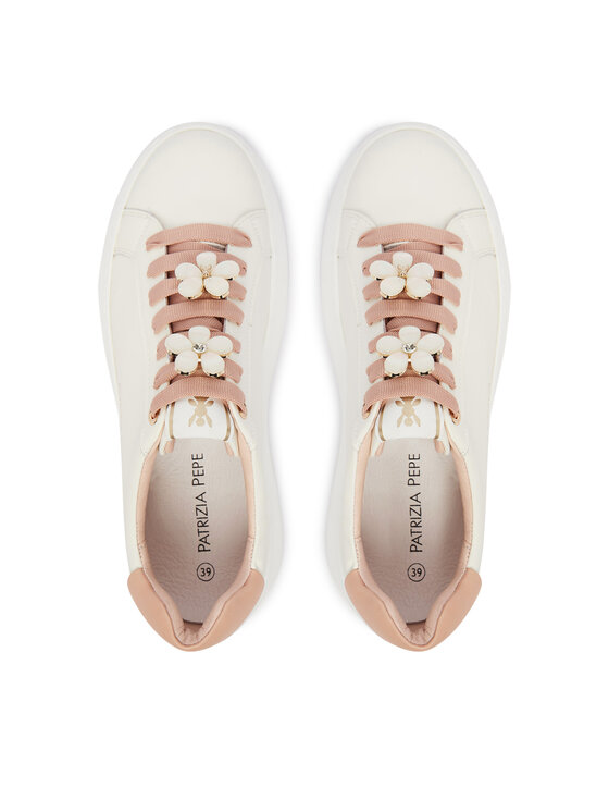 Patrizia Pepe Patrizia Pepe Sneakersy PPJ353.09 Biela