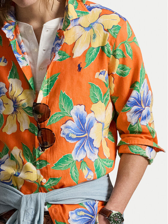 Polo Ralph Lauren Polo Ralph Lauren Hemd 710B14226001 Orange Classic Fit