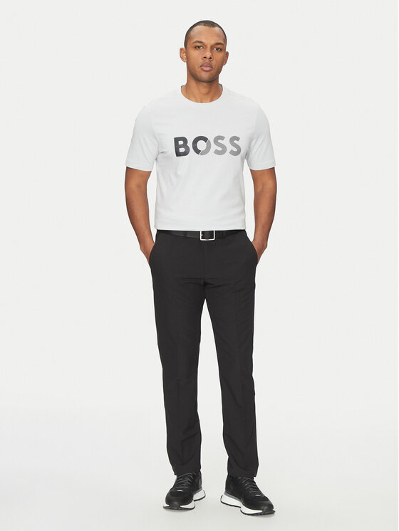 BOSS BOSS Spodnie materiałowe T_Commuter 50534303 Czarny Slim Fit