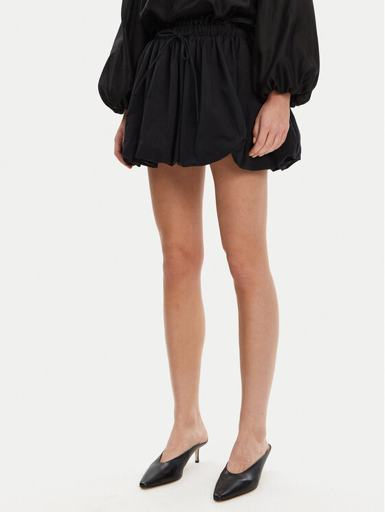 Eleh Eleh Miniszoknya ESS250203 Fekete Regular Fit