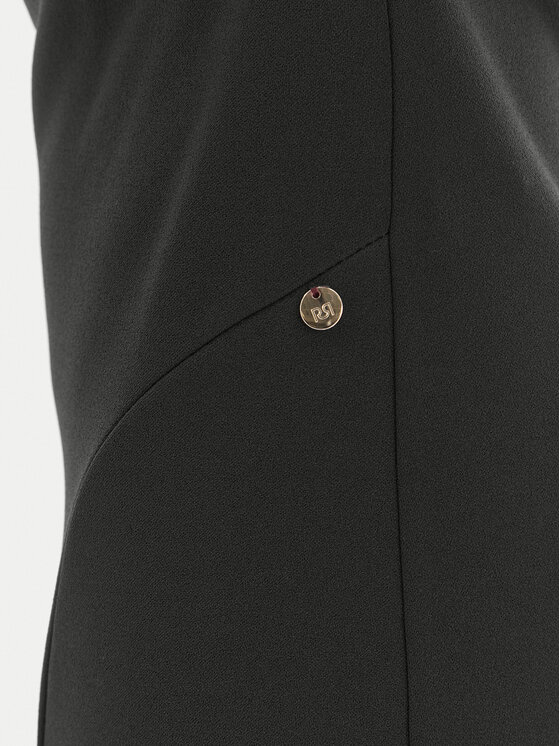 Rinascimento Rinascimento Cocktail obleka CFC0126635003 Bordo rdeča Slim Fit