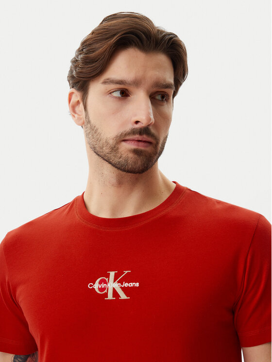 Calvin Klein Jeans Calvin Klein Jeans T-särk Monologo J30J325649 Punane Regular Fit