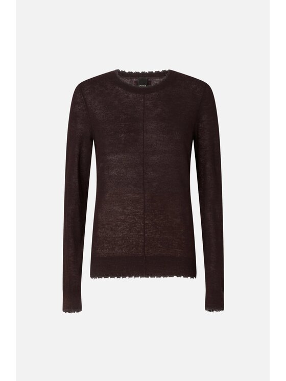 PINKO PINKO Sweter Pamplona Maglia Brązowy Regular Fit