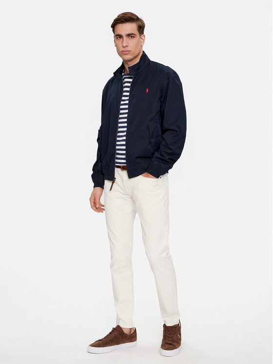 Polo Ralph Lauren Bomberjacke 710923261002 Dunkelblau Regular Fit 