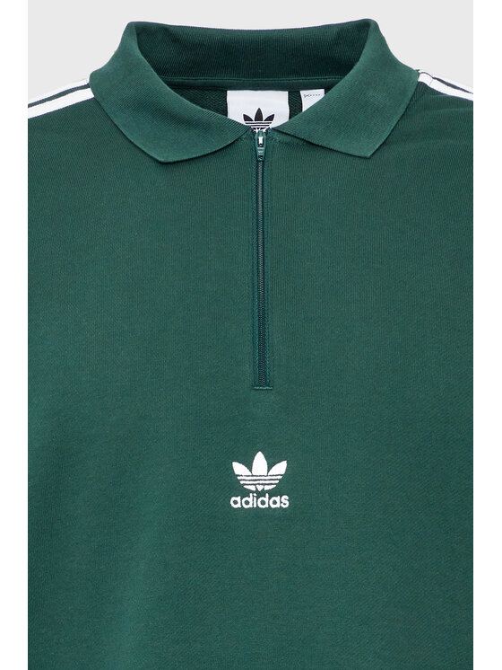 Felpa adicolor 3 Stripes HK7426 Verde Relaxed Fit