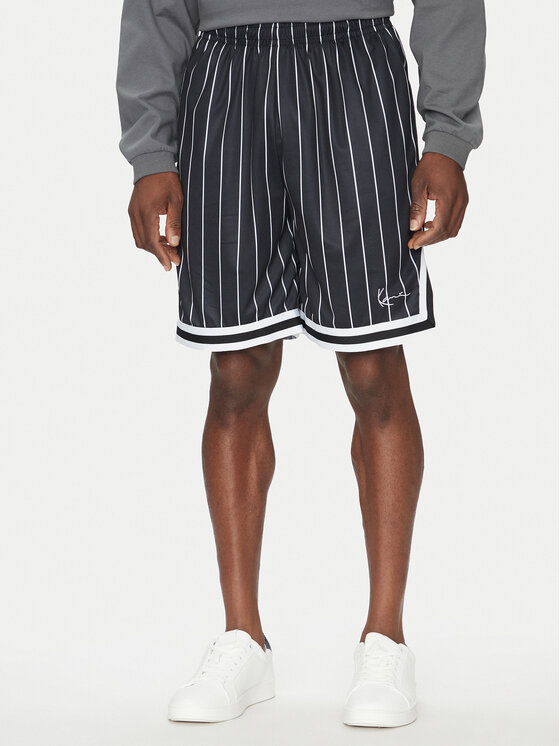 Karl Kani Športové kraťasy Small Signature 6014920 Čierna Relaxed Fit