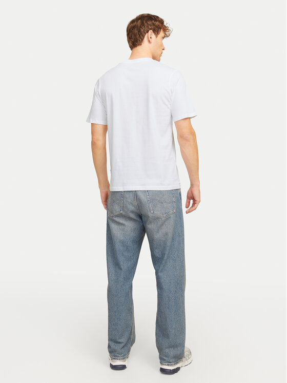 Jack&Jones Jack&Jones Majica Vesterbro 12265740 Bela Relaxed Fit