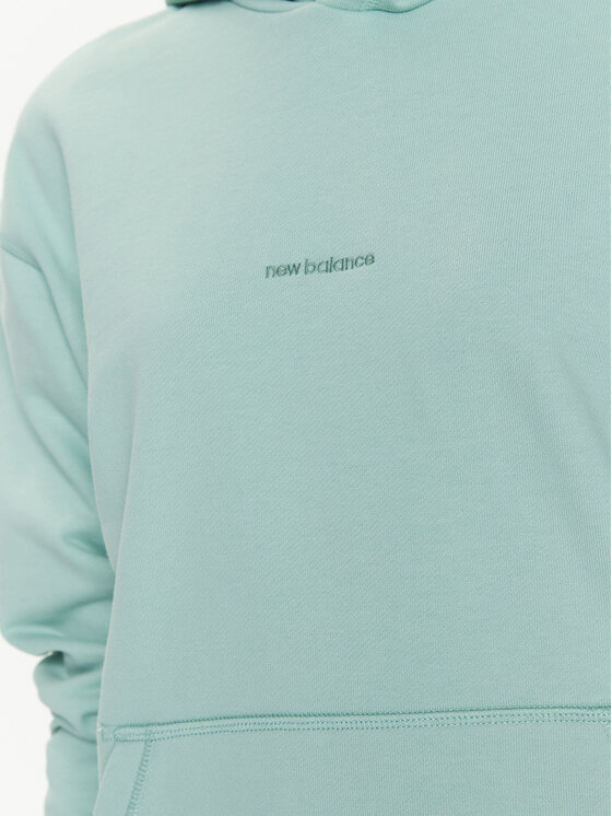 New Balance New Balance Bluza Athletics Nature WT23554 Zielony Oversize
