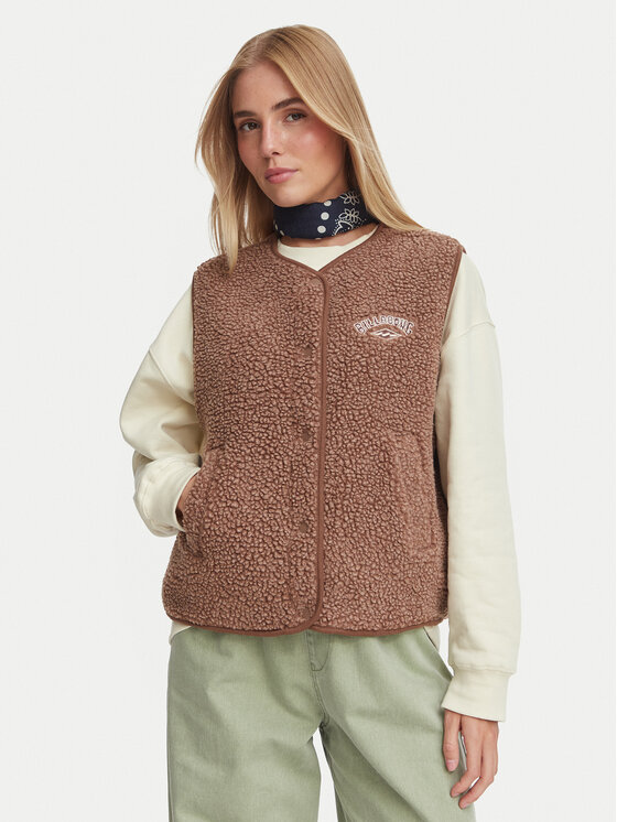 Billabong Billabong Bezrękawnik EBJPF00118 Brązowy Relaxed Fit