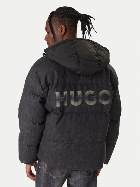 HUGO HUGO Ziemas jaka Bowan 254W1 50546769 Melns Regular Fit
