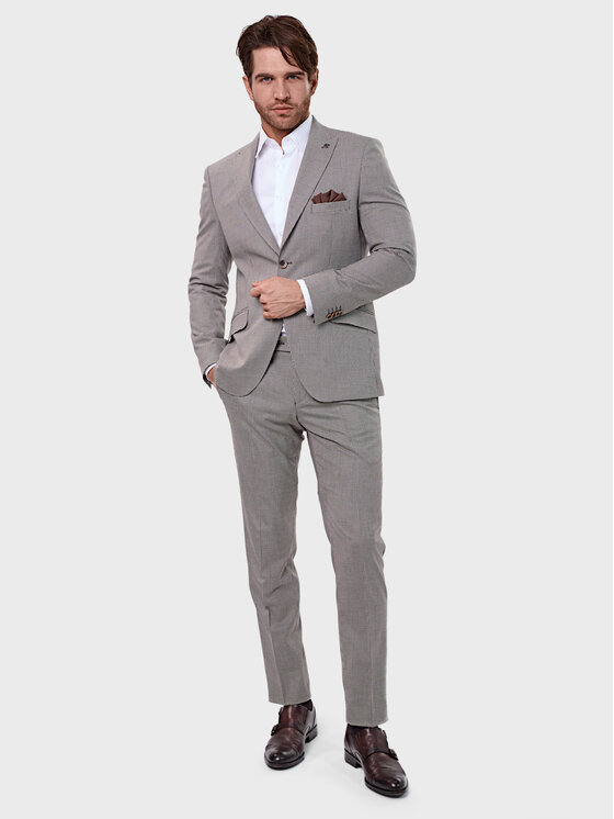 Evenemen Evenemen Marynarka Ira Beżowy Slim Fit